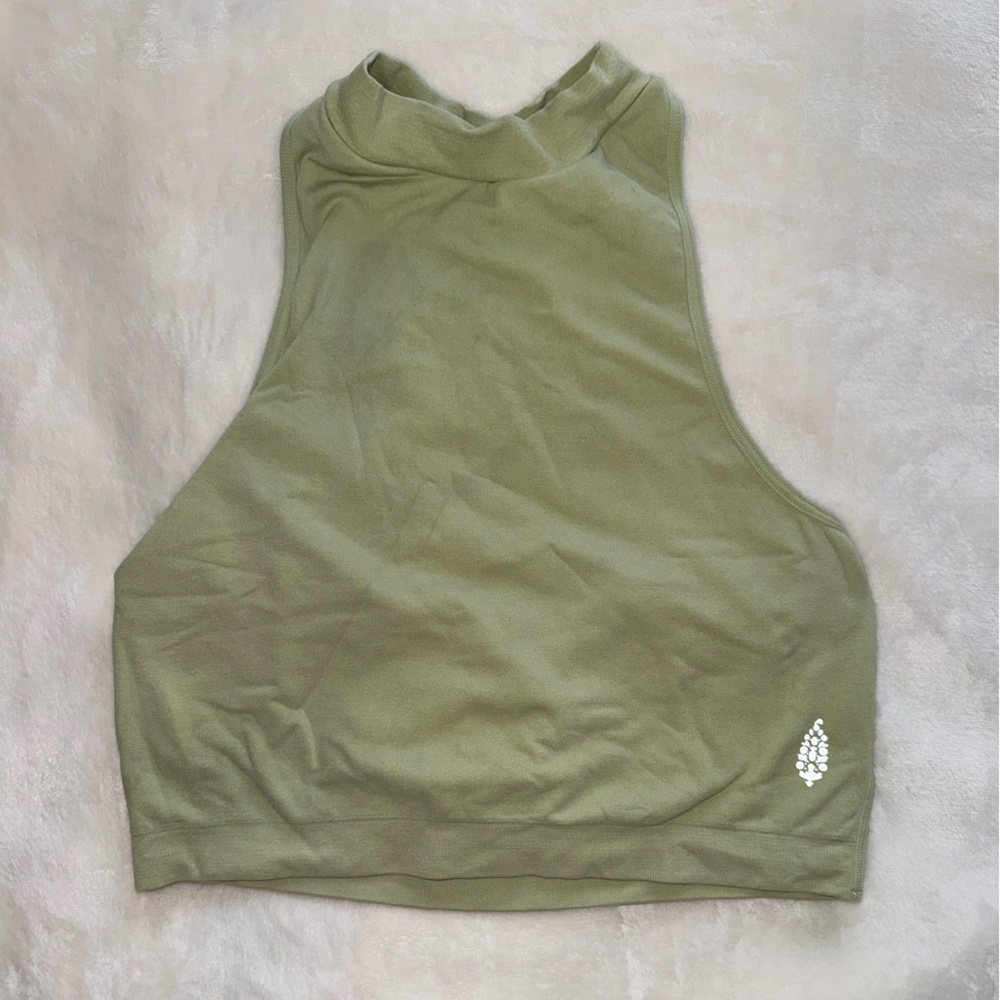 FP Movement by Free People Olive Crop Top